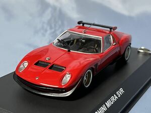 京商 製　　ランボルギーニ　ミウラ　SVR 赤　　　1/43