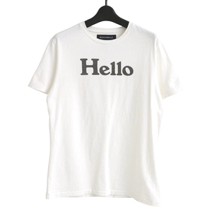 MADISONBLUE 定価27,500円 24SS HELLO TEE プリントTシャツ 01(S) MB000-7001 マディソンブルー