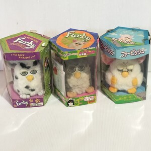 ジャンク トミー おしゃべり天才ペット ファービー Furby 英語版 ファービッシュ 3体まとめ セット　　ＹＵ