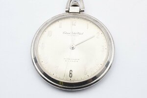 稼働品 シチズン 懐中時計 ポケットウォッチ シルバー 手巻き メンズ 腕時計 CITIZEN