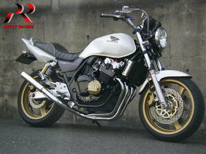 プリティー HONDA CB400SF VTEC nc39 4-1管 50.8π ALサイレンサー タイプ2 メッキ マフラー