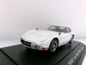 エブロ 1/43 トヨタ 2000GT 後期型 1968 ホワイト 外箱なし (1241-448)