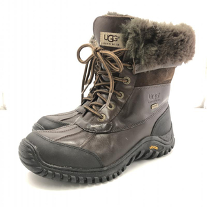 【中古】UGG ADIRONDACK BOOT Ⅱ ブラウン 24.5 アディロンダック（内側踵穴あき有）　アグ[240024445903]