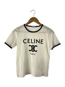 CELINE◆Tシャツ/S/コットン/WHT/2X872671Q