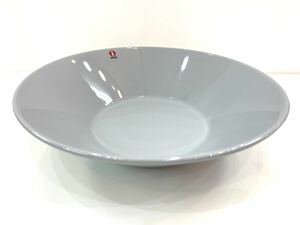 未使用品■iittala イッタラ TEEMA ティーマ ボウル　DEEP PLATE ディープ プレート 21cm パールグレー その1 管理2105 Z-6