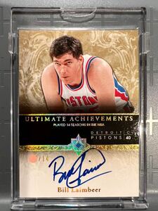 超絶レア/14枚 最高級 Auto 06 Ultimate Achievements Bill Laimbeer ビル・レインビア NBA サイン バスケ Panini All-star 優勝 Bad Boys