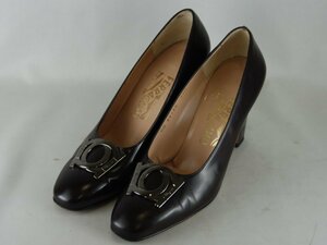 【USED/A】SalvatoreFerragamoフェラガモ■ハイヒール■7 1/2D