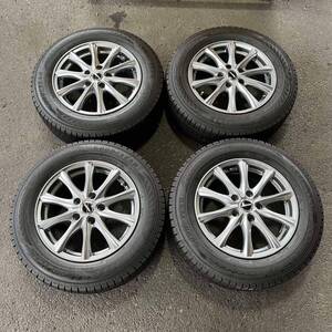 【5170】★【送料無料】★ 205/65R16 4本セット冬タイヤGOOD YEAR ICE NAVI 8バリ山【2021年】アルミンホイール 16X6.5J PCD114.3/5H