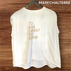 MARECHAL TERRE ノースリーブ Tシャツ