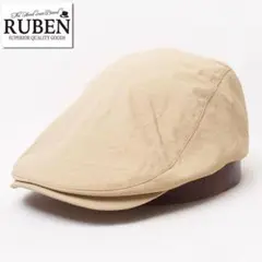 新品 RUBEN ルーベン ナイロンハンチング フリーサイズ ベージュ
