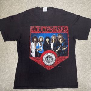 used WHITESNAKE ホワイトスネイク North American tour 1987/88 Tシャツ　サイズL