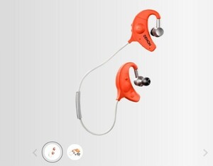 DENON EXERCISE FREAK INNER EAR HEAD PHONES Bluetooth WIRELESS ORANGE AH-W150-OR