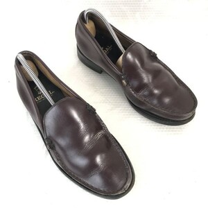 リーガル/REGAL☆本革/ヴァンプローファー【24.0 EE/赤茶/BROWN】モカシン/スリッポンシューズ/ビジネス/dress shoes◇bH-150