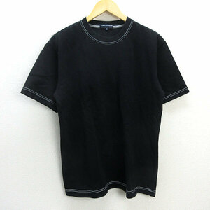 Q■日本製■コムデギャルソ オム/Comme des Garcons Homme 鹿の子Tシャツ■黒【 M 】AD2005/MENS/25【中古】