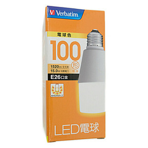 三菱ケミカルメディア LED電球 Verbatim LDT15L-G/V2 電球色 [管理:1100049353]