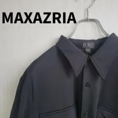 《希少》マックスアズリア　MAXAZRIA☆半袖ポロシャツ L ブラック