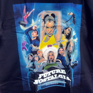 デュアリパ Dua Lipa BIGプリントTシャツ RAP Tee 新品/送料無料◇Lady GaGa MADONNA マドンナ　ビリーアイリッシュ Billie Eilish