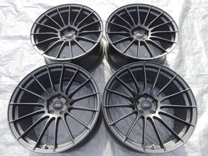 美品 コンケイブ エンケイ RS05RR 20in 9.5J+27 PCD112 4本 検 軽量 ENKEI Racing R Matte Dark Gunmetallic ガンメタ