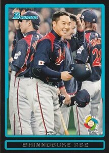 阿部慎之助 2009 BOWMAN WBC WORLD BASEBALL CLASSIC 日本代表 侍ジャパン