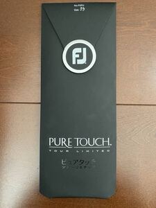 【新品】FJ フットジョイ PURE TOUCH ピュアタッチ グローブ ゴルフ 23cm 左手 ホワイト