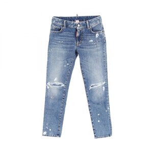 ディースクエアード medium waist cropped twiggy jean ブランドオフ DSQUARED2 コットン デニムパンツ コットン 中古 レディース