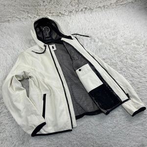 【極美品/希少色】DIESEL ディーゼル レザージャケット ジップパーカー 羊革 シープスキン 裏地メッシュ ドローコード ブレイブマン XL相当