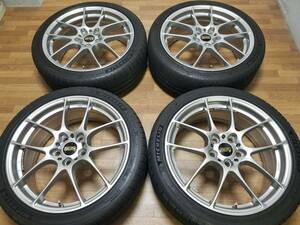 【美品】18インチ 7.5J +51 PCD112 BBS RF RF512 VW ゴルフ Golf 8K系 Audi アウディ A4 S4 4F系 A6 TT ベンツ Aクラス Bクラス BMW RG LM