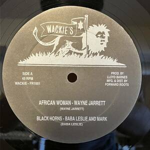 Wayne Jarrett - African Woman ( reggae dub roots Tachyon Records Bullwackie Wackie