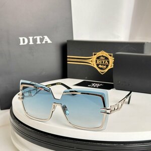 DITA メガネ BROKYN カザール 【サングラス】フルリム メガネ 金属 ファッション小物 男女兼用 DTS【新品】440-A 箱付き クリアアオイ1つ