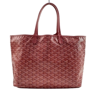 ゴヤール GOYARD トートバッグ サンルイPM レザー レッド バッグ