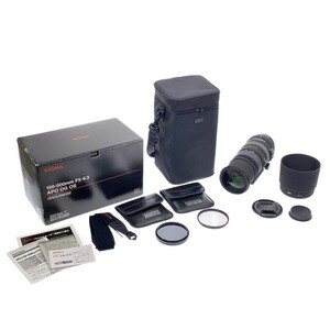 【動作美品】SIGMA for Canon DG 150-500mm F5-6.3 APO HSM シグマ キャノン用 AFレンズ 高倍率ズームレンズ 手振れ補正 付属多数 C4177