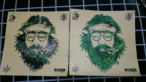 NUMM ナム STONED TRAIN/WEEDICAL 限定ステッカー cannabis ganja weed ウィード ガンジャ 大麻堂 チーチョン cheech chong ヴェポライザー