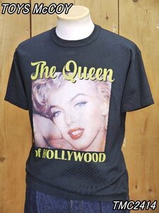 新品 トイズマッコイ マリリンモンロー The Queen of HOLLYWOOD 半袖 Tシャツ ブラック M TMC2414 toysmccoy