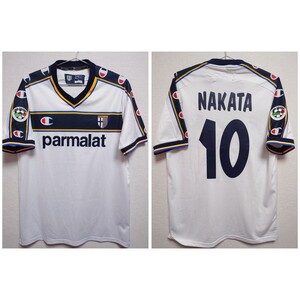 Champion　2002〜2004 パルマ　中田英寿　AWAY　 ユニフォーム　Parma　Hidetoshi Nakata