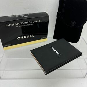 未使用　CHANEL シャネル オイル　コントロール　ティッシュ　油取り紙　22040640