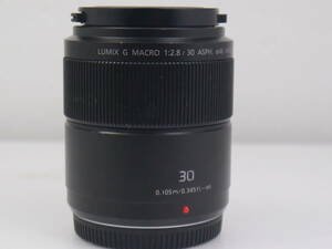 Panasonic 30mm F2.8 マクロ MACRO 良品 スピード発送