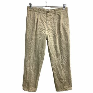 DOCKERS チノパン W33 ドッカーズ クラシックフィット タックパンツ ベージュ 古着卸 アメリカ仕入 2405-140