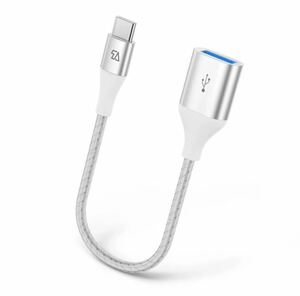 Teleadapt USB C to USB 3.1 Gen2変換アダプタ USB Type C 変換 アダプタ 10 Gbps 高速データ転送 OTG ケーブル （白）