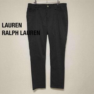 iq25 LAUREN RALPH LAUREN/ドットストレッチパンツ