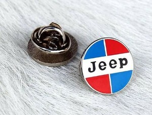 Jeep Red ピンバッチ・ピンズ アメリカ雑貨 アメリカン雑貨