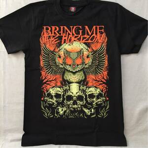 バンドTシャツ ブリング ミー ザ ホライズン(BRI NG ME THE HORIZON)w1新品 L