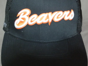 USA購入 ナイキ【Nike】製 機能素材【DRY FIT】USカレッジ オレゴン州大ビーバーズ【OREGON ST BEAVERS】筆記体ロゴ刺繍メッシュCAP