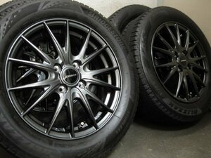 ■USED■weds CEARA3 15インチ＆BS BLIZZAK VRX3 185/60R15 4本■インサイトフィットシャトル他■