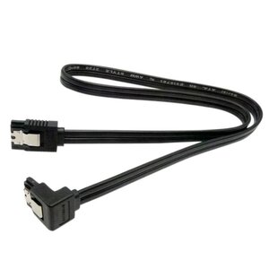 SATA ケーブル 約40cm SATA3.0 L型（ラッチ有り)【E6】