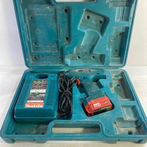 ジャンク 不動品 makita マキタ ニカド電池 インパクトドライバ 6903VD バッテリー 9102 充電器 DC1209 電動工具 状態込み 現状品