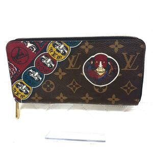 【美品】LOUIS VUITTON ルイヴィトン ジッピーウォレット 長財布 山本寛斎コラボモデル M67249 歌舞伎モチーフ 希少モデル