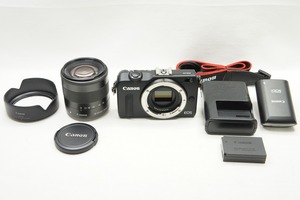 【適格請求書発行】美品 Canon EOS M2 ボディ + EF-M 18-55mm IS STM レンズキット ミラーレス一眼カメラ【アルプスカメラ】240417j