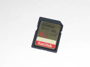 動作保証！SanDisk Extreme SDHC 8GB クラス⑩