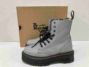 Dr.Martens ドクターマーチン UK5 JADONⅢ 27760076 グレー レースアップ 8ホール 厚底 ショートブーツ 箱あり