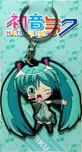 初音ミク ラバーキーホルダー Δ郵送無料 G3-779